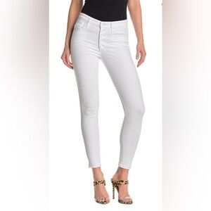 Joe’s Jeans High Rise Button Fly Skinny Ankle Jeans White Size 32